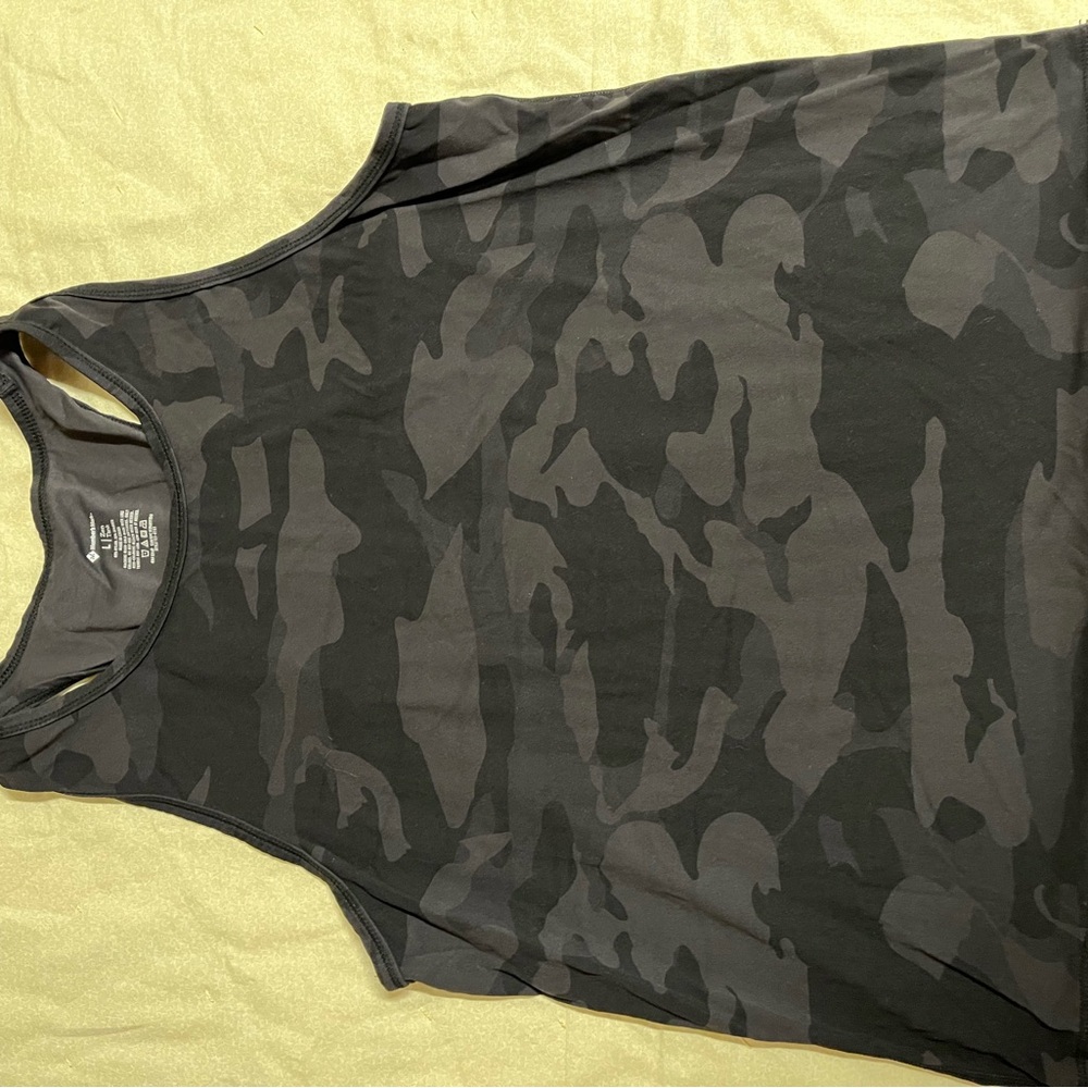 Members Mark Black Camouflage Tank Top